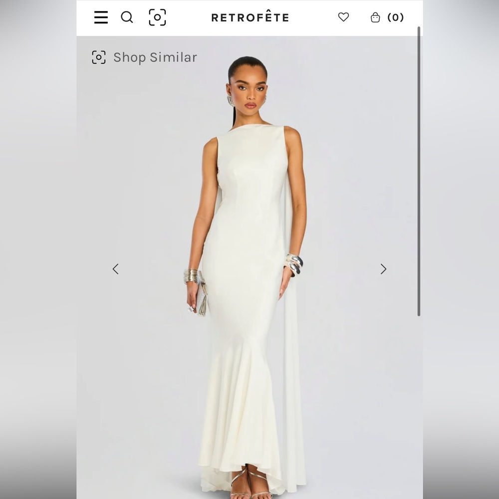 Retrofete Julia Dress white - worn once!